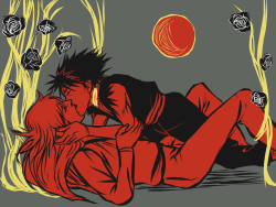 lacrimode:  i literally saw this post and got an impulse to draw hiei and kurama i dont’ even have strong feelings for this pairing, i just saw the post and went, ‘i must draw them’ 