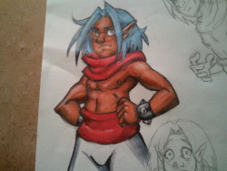 Original Character Rokuki Drawn by youjustgotthebiz, inks and colored by thejungleofmufasa
