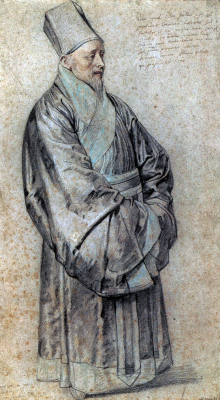 speciesbarocus:   Peter Paul Rubens - The Jesuit missionary Nicolas Trigaul in chinese costume (1617).   