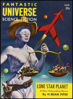 vitazur:  Fantastic Universe 1957. Cover art by Virgil Finlay. 