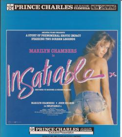 British advertisement for Insatiable, 1980