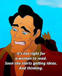 breelandwalker:  marauders4evr:  thedatingfeminist:  beeftony:  justplainsomething:  adrianestpierre:  Gaston really is the most terrifying Disney villain because he could be anyone in the world.  Later he convinces the whole town to set up his wedding