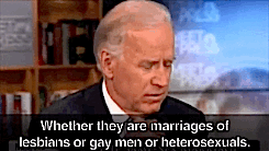 stfuconservatives:  cognitivedissonance:  think-progress:  erosum:  Vice President Joe Biden became the highest-ranking official in the Obama administration to signal support for same-sex marriage on Sunday during an interview with “Meet The Press.”