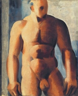 mrsramseysshawl:  Gyula Pap, Study of a male nude, 1927, Hungarian 