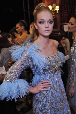  Lindsay Ellingson, Elie Saab Couture S/S 2008 