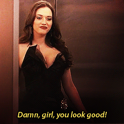 mitzi-may:  palerghost:  kat dennings is my perfect woman  this is basically me before going on stage.