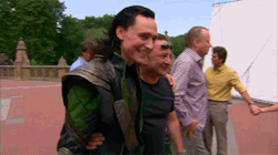 mcbenderlove: GUYS, PLEASE TELL ME THAT YOU CAN SEE MARK’S SON FANBOYING ALL OVER LOKI. 