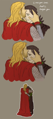 mad-adam:  erinkyan:  loch-ness-hamster:  theta-doctor:  Why I love Thor so damn much. He’s an idiot and he’s a pompous asshat for the most part. He thinks everyone loves him and literally doesn’t understand sometimes if you don’t like him. 