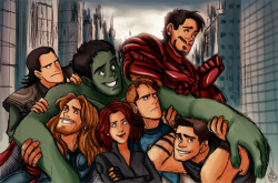 touchedvenus:  The Avengers - We Have A Hulk by ~Renny08  Hahaha everything about this is fucking perfect. Especially the expressions. YAAAAAAAAAAAAY the expressions. Especially Steve and Tony. And Loki. And Thor. And the Hulk and Clint- no shit, that&rsq