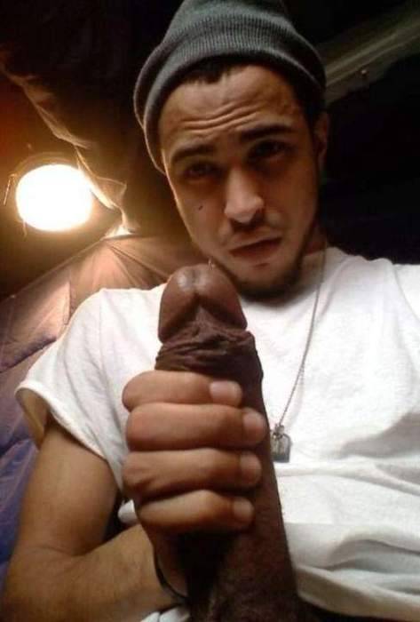 done-in-darkness:  13 Inches of Pure Unadulterated Pleasure no clue who this guy is…but he is sexy as fuck & that dick is a weapon that i’m drooling about…. 