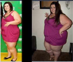 caitidee:  2009 to 2012 comparison… 60ish lbs… SO MANY FATS   Fantastic weight gain for those 3 years, keep it up Caitidee