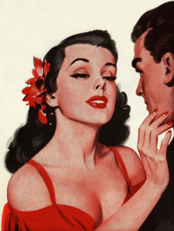 vintagegal:  1947 Barbasol Shaving Cream ad 