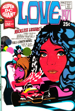 Super DC Giant #S-21 “Love 1971″ (1971) cover by Charlie Armentano
