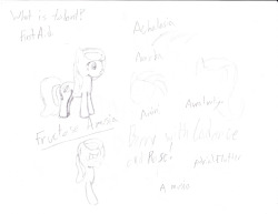 I&rsquo;m going to make my own pony&hellip; the name is going to be Fructose Amusia.  I just pick two words from the medical dictionary.