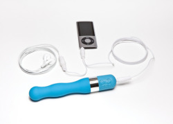 bestsextoy:  Naughtibod Vibrator Blue Naughtibod may be smaller in stature than its big brother OhMiBod, but will rock your world just the same. Feel the vibrations of your favorite music. Naughtibod is the perfect size for your purse or while you are