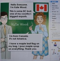 diarrheaworldstarhiphop:  derpygrooves:  Canadians, as portrayed by Japanese textbooks.   