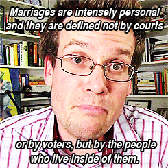 crapwehavecake:   weasleycansaveanything:  Religion and Gay Marriage (x)  John Green is one of my heroes 