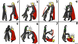 kakaleng1:  A Guide to how to refuse a hug  Self Defense by Loki Laufeyson 