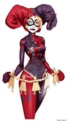 Harley Quinn child’s play by ~Oni-Geist