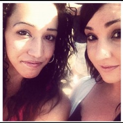 @alanapol and me at Bamboozle :) #bamboozle #browneyes  (Taken with instagram)