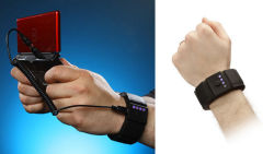deeeeeeeeeeeeeeeaaaaaaaaaaaaaaan:  ice-valkyrie:  “The Wrist Charger, or as we like to call it, Bracer of Battery Life +2, straps comfortably to your wrist and plugs in to just about any electronic device you like.” - ThinkGeek.com     Its a mega