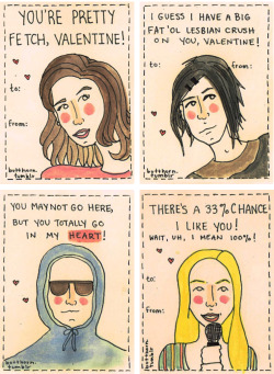 thepaintedlady89:  Valentine’s Day cards