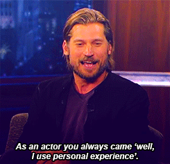  Nikolaj Coster-Waldau on Jimmy Kimmel Live:  JK: Your character has a relationship with his twin sister, the Queen. It’s an incestuous relationship. Do you have sisters?NCW: I have two older sisters, yeah.  