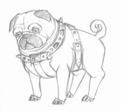 There&rsquo;s this adorable little pug that runs around Stormwind City. When I saw him I immediately knew my first WoW fan art had to be him.
