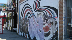 losangeles:  &lsquo;Figure 8&rsquo; mural, Sunset blvd, Silverlake, Los Angeles