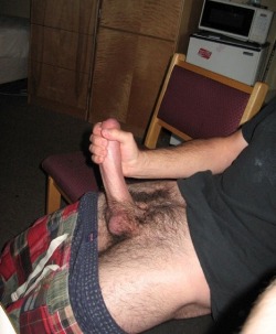 Super hot thick uncut cock - great hairy