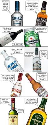 What does your alcohol say to/about you?
