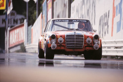 Automotiveporn:   Red Pig. Mercedes Benz Sel 6.8 Amg Of Hans Heyer, 24H Of Spa 1971
