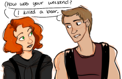 owlgrrrl:  pootles:  high school clint doesnt have a lot of friends outside of natasha  Omg. 