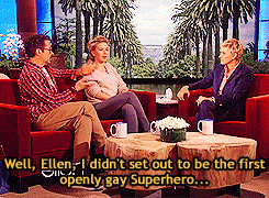 Porn Pics :  Tony Stark and Natasha Romanoff on Ellen