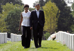  barack and michelle paying their respects