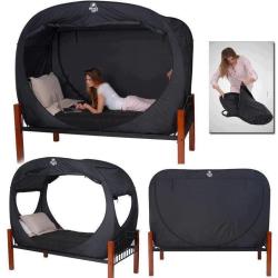 artsyfartsyana:  clockworkvillain:  misha-bawlins:   The innovative bed tent that lets you let it all hang out, no matter where you are. A Privacy Pop tent gives you the coverage and privacy that you want, so that you can enjoy a place all your own, even