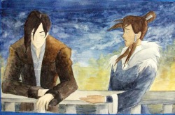 chaoticrice:    “Tahno,” Korra said, approaching the figure. He was shivering steadily, looking down and down into the depths of Yue Bay. He didn’t look up at her. “Avatar.” “Come with me,” Korra said, reaching out her hand. She didn’t