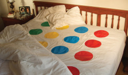  Lets play twister… In bed… Naked ;) 