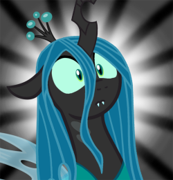 O_O &hellip; You know, sometimes i wonder if those spots on Chrysalis&rsquo;s neck were intended by the show&rsquo;s artists to be glossy shiny spots rather than markings, like as if she has a carapace. I think we take those spots literally a lot of the