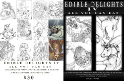 Edible Delights IV: vore portfolio collaboration with Dark Natasha and ECMajor . Ahh, the good old days&hellip; before tumblr&hellip; when i had time and fewer distractions and was capable of collaborating on labour intensive projects with other artists.