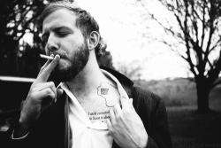 Bon Iver “On Justin Vernon’s chest, just