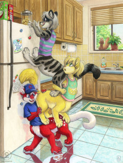 finerfur:  Operation Cookie - by Kacey  goddamnit, this is too cute!