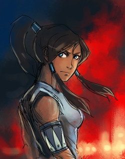 psuedofolio:  Korra sketch from over a year ago I just found sittin in my archives. I think the first shot of her face had JUST come out that hour. I don’t belive I’ve posted this.   &lt;3