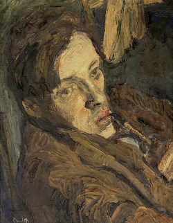 blastedheath:  alongtimealone: Ronald Ossory Dunlop (British, 1894-1973) The Poet Oil on canvas. The Potteties Museum &amp; Art Gallery, Stoke-on-Trent, Staffordshire. 