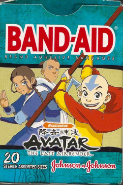 sexaang:  with-eyes-wide-shut:  morphmaker:  I found an old box of Avatar: The Last Airbender band-aids in my drawer. What would Legend of Korra band-aids look like? I think she’s too tough for band-aids and probably would not endorse them.   Haha,