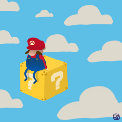 Classyraptor:  A Recent Mario Picture I Drew. Gotta Love Mario! 
