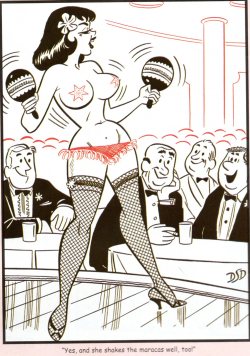 analparade:  Love naughty Dan DeCarlo art because every woman just looks like Betty or Veronica, but scantily clad. total dream come true 