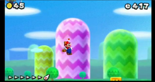 Flying makes its triumphant return in New Super Mario Bros. 2 with the tanooki tail.  The game launches August 19th
