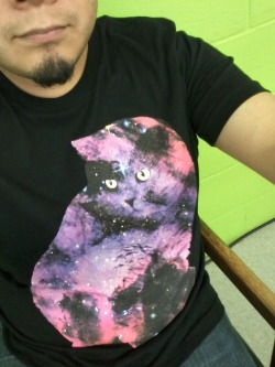 My galactic kitty shirt