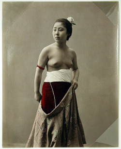alabaster1:  Woman with bare breasts, [1860 - ca. 1900]. …Creator: Stillfried, Raimund, Baron von, 1839-1911 